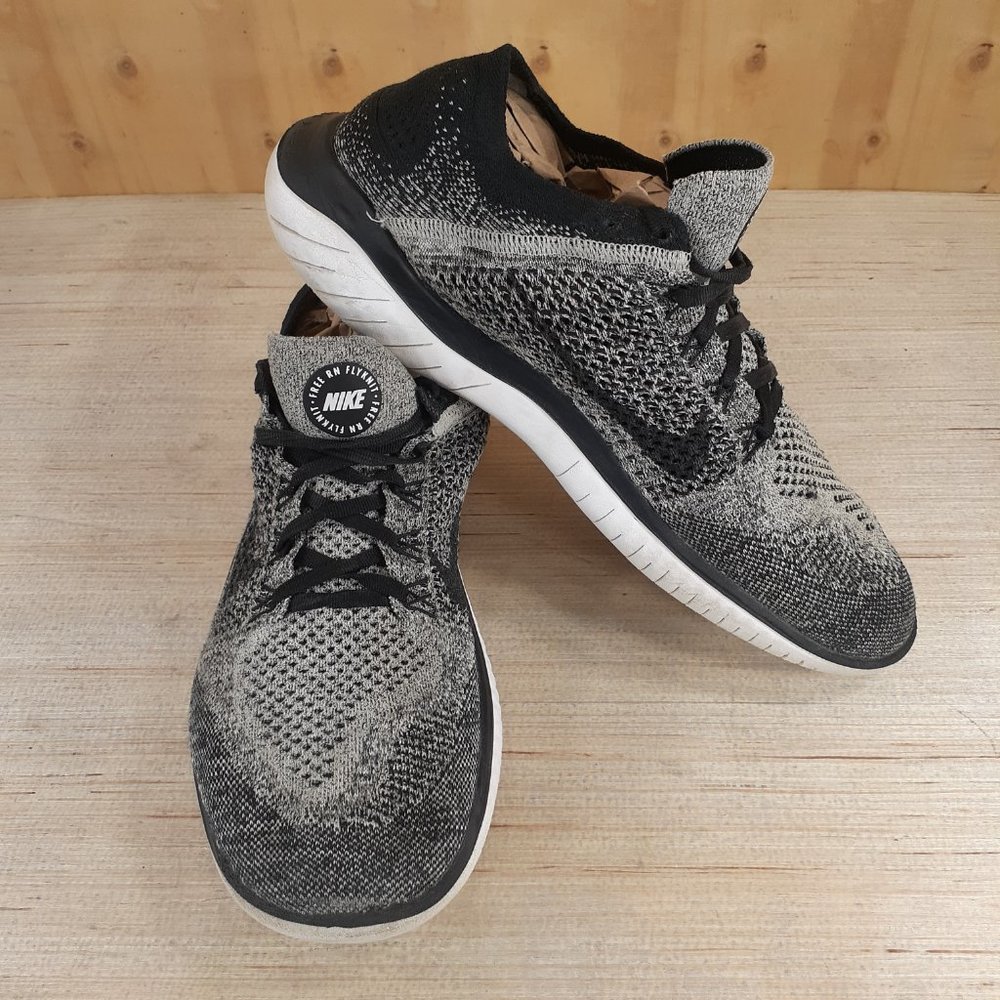 Nike Free Run Flyknit 2019 Men's Running Shoes Size 11.5 Grey 942838-101 - Picture 1 of 15